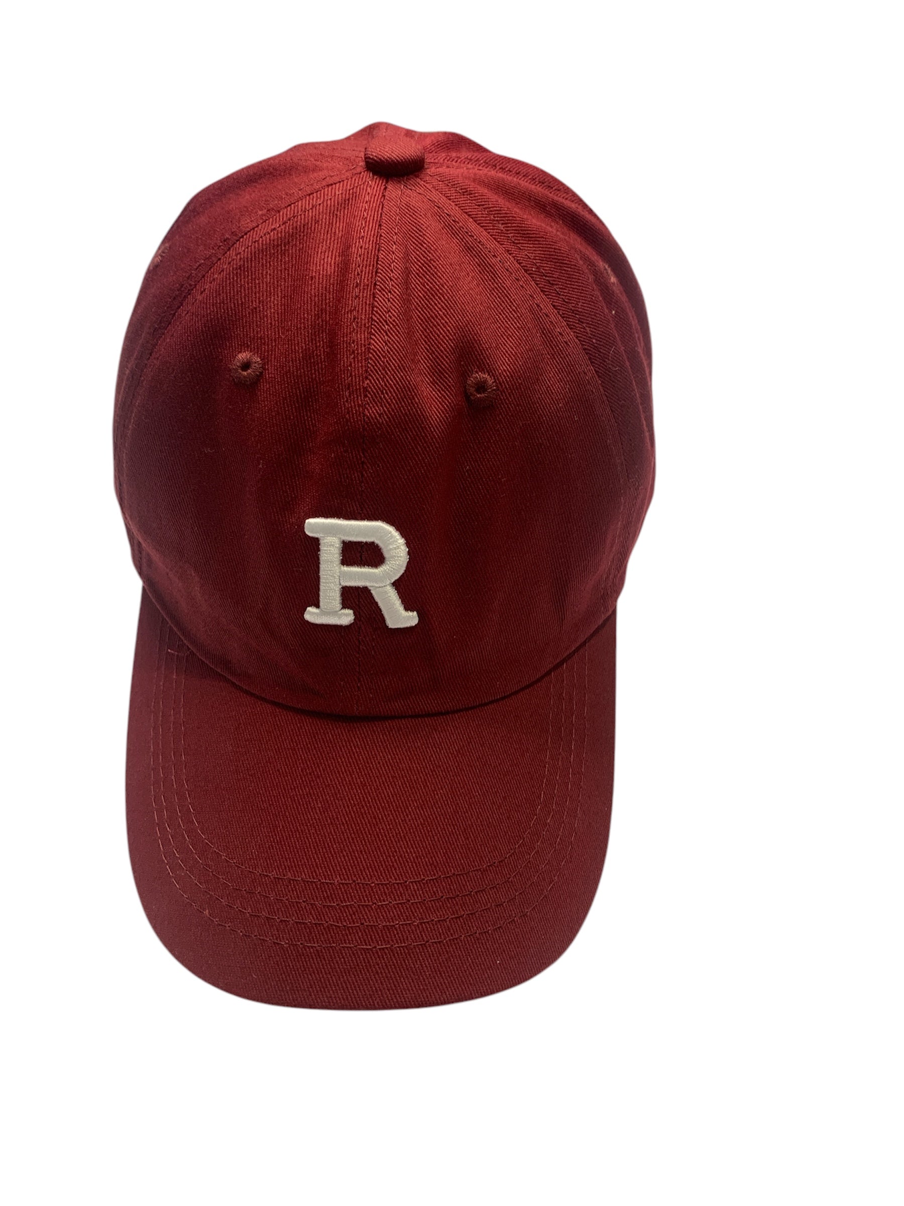 Casquette « R » rouge foncé