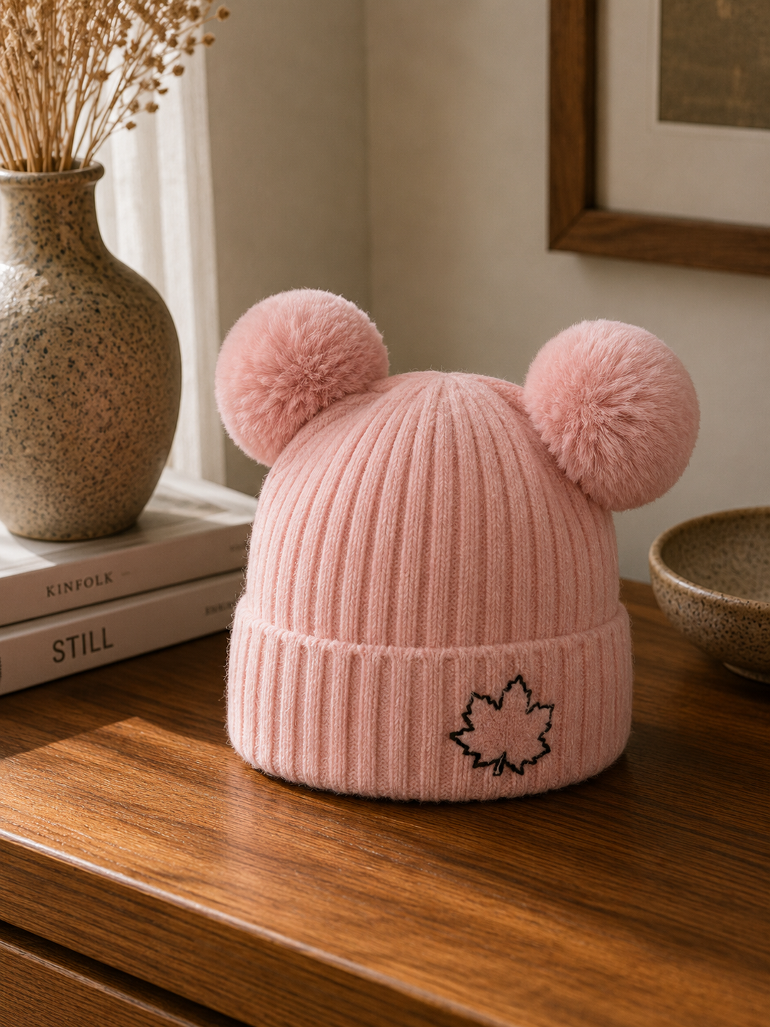 Mouse Ears Maple Leaf Beanie – Adult | Boutique LH Montréal