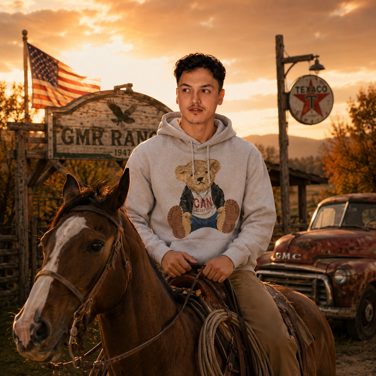 Eli Unisex Hoodie – CAN Attitude Teddy Bear | Boutique LH Montréal