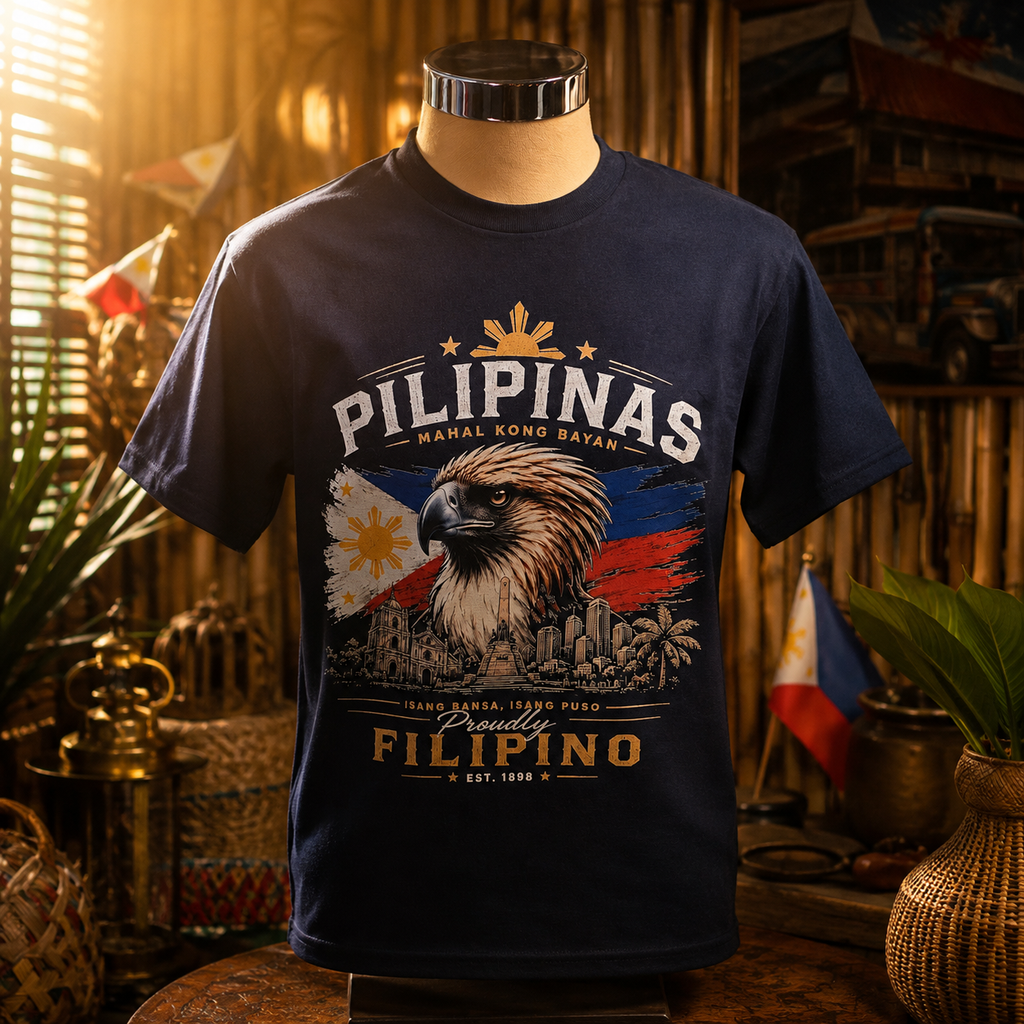 PILIPINAS SA PUSO | FILIPINO PRIDE UNISEX T-SHIRT | LIMITED EDITION| Boutique LH Montréal