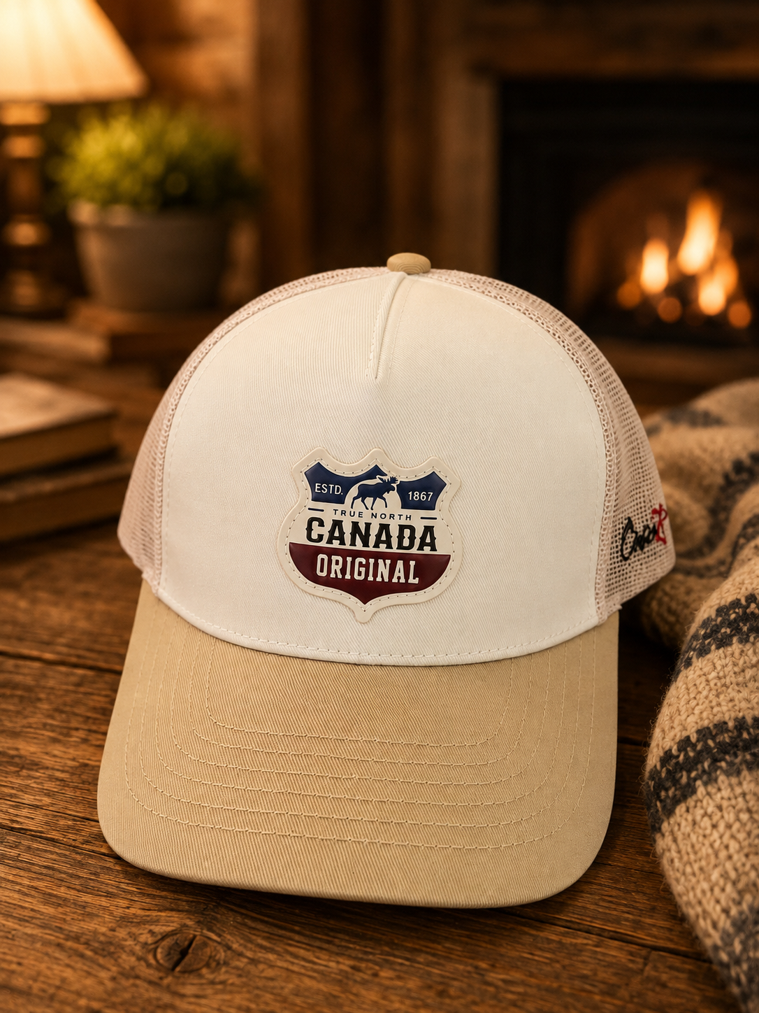 Canada Original Heritage Trucker Cap – Cream | Boutique LH Montréal