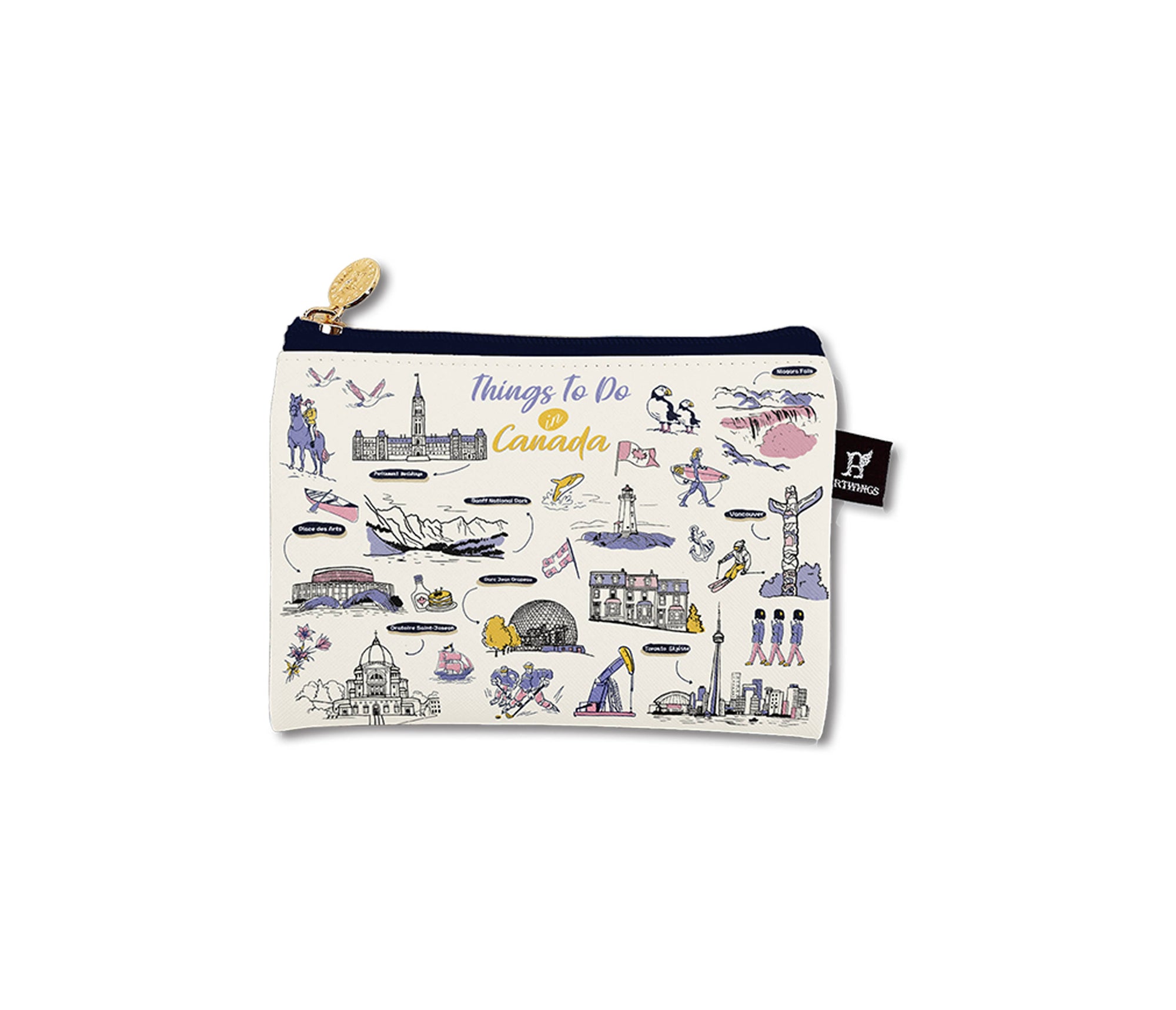 Sac à petite pochette « Choses à faire au Canada »