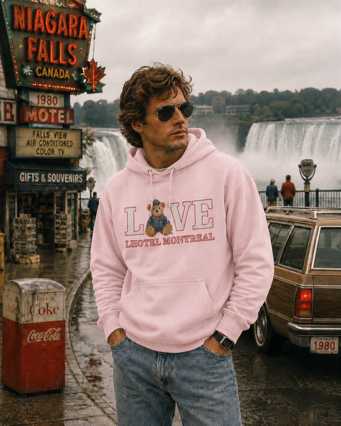 Love Teddy Bear Hoodie – Black | Boutique LH Montréal