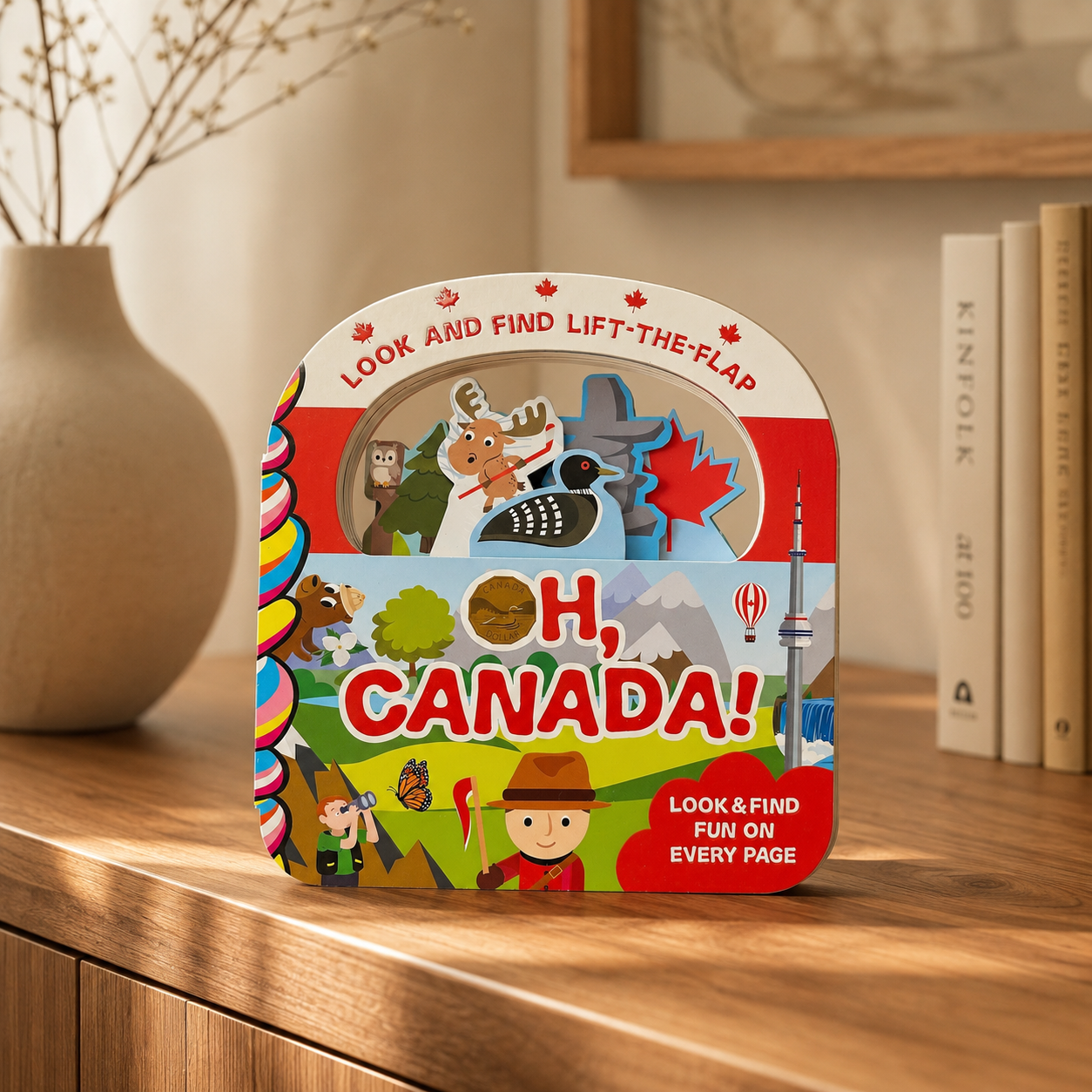 OH, Canada! Lift-the-Flap Board Book for Kids | Boutique LH Montréal