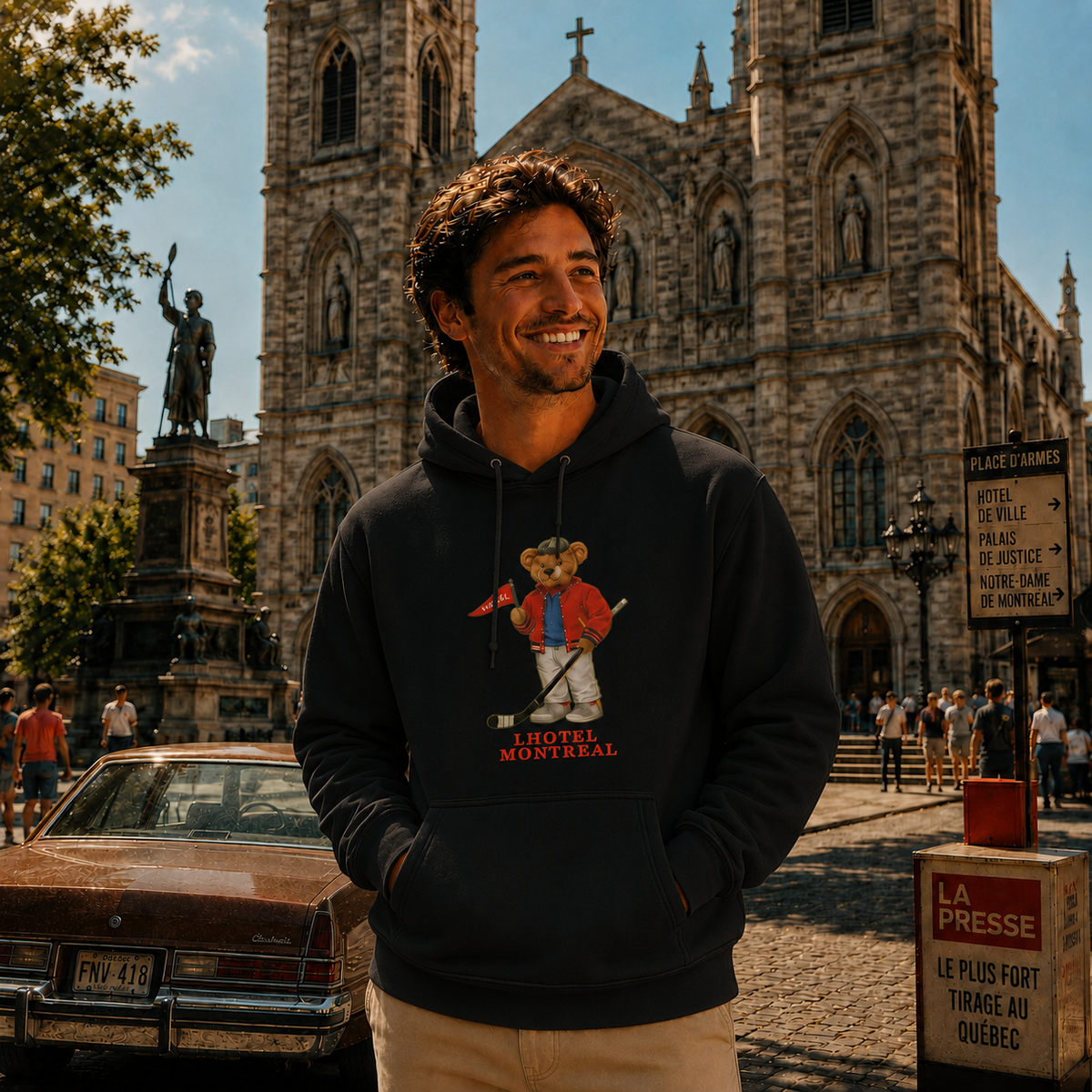 Anthony Unisex Hoodie | Boutique LH Montréal