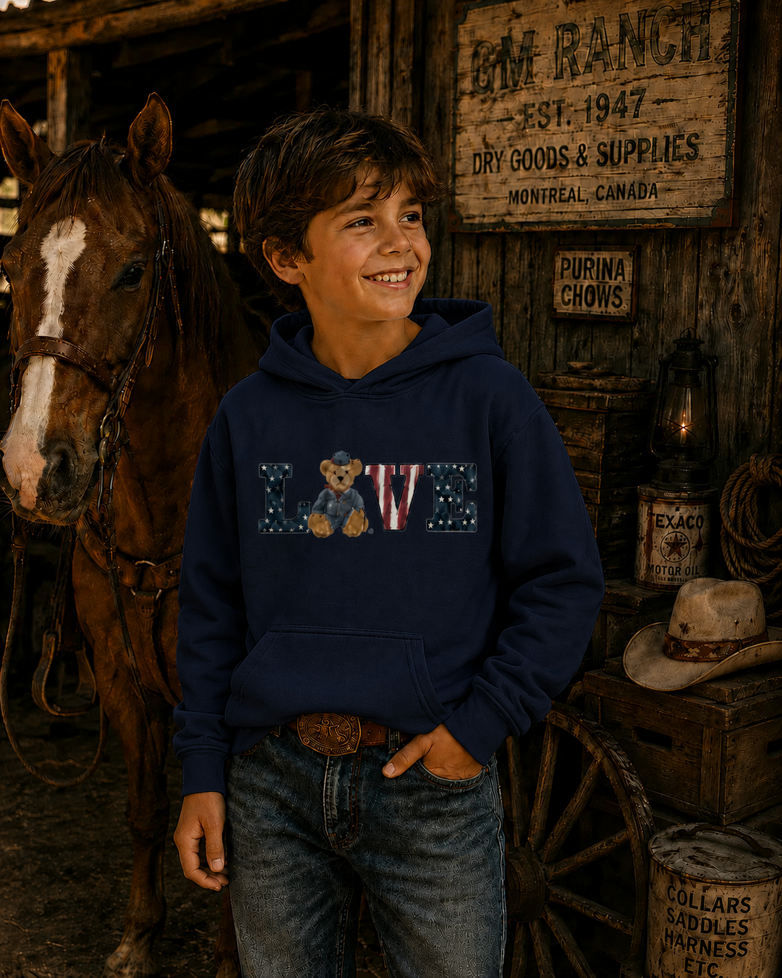 T-shirt amour pour enfant