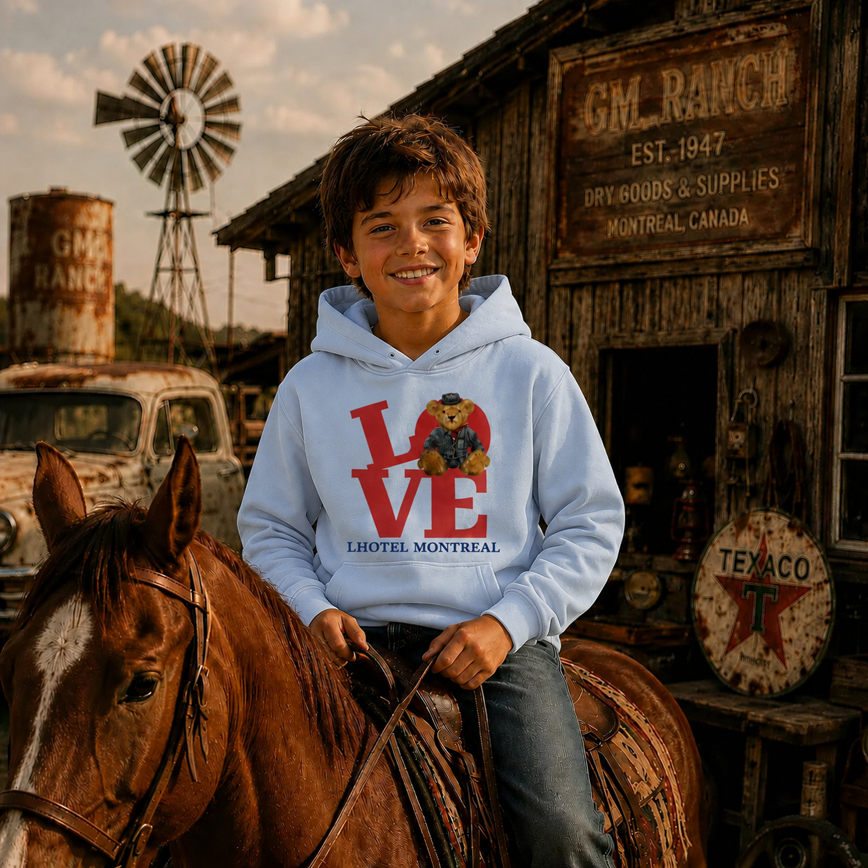 Amiel Kids Hoodie | Boutique LH Montréal