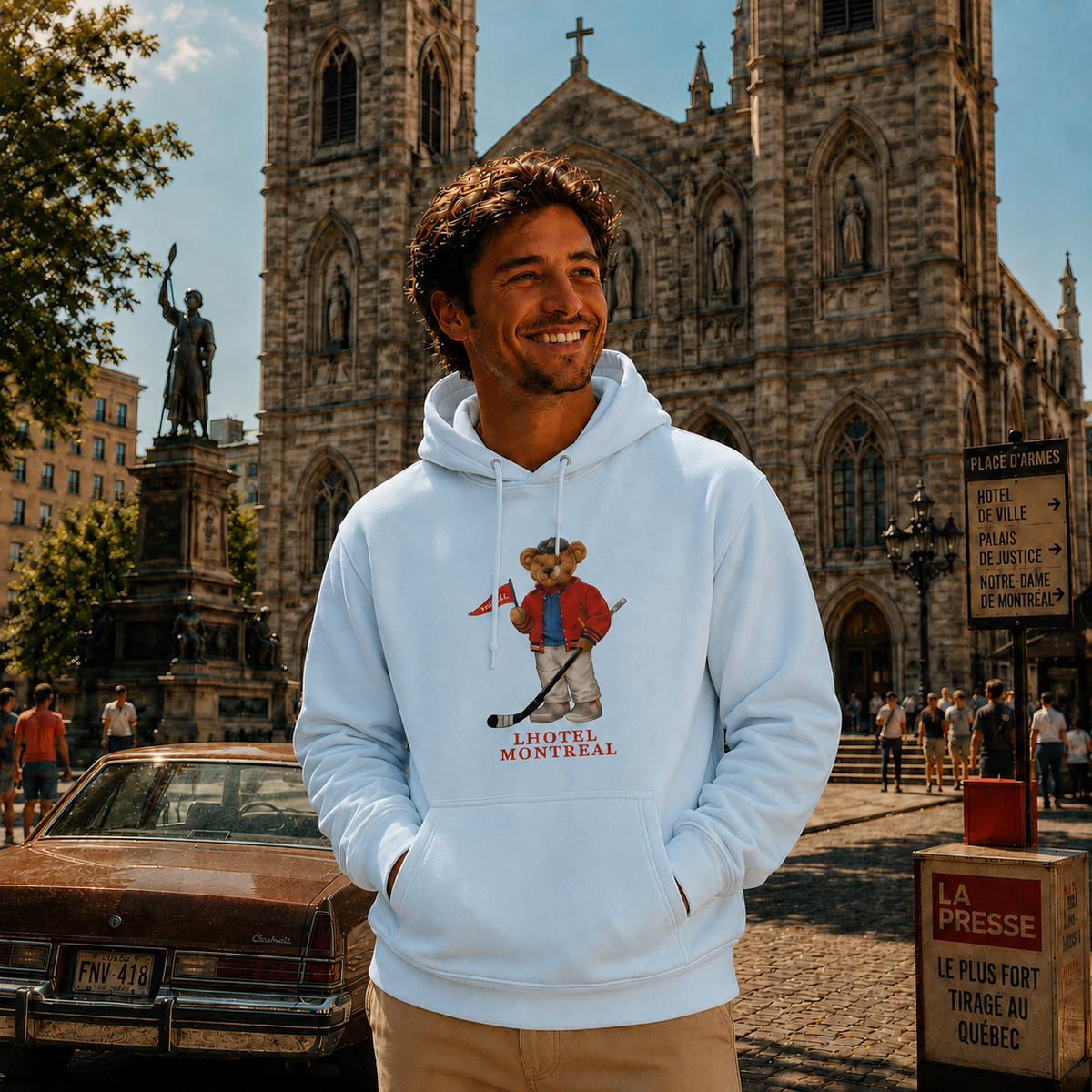 Anthony Unisex Hoodie | Boutique LH Montréal