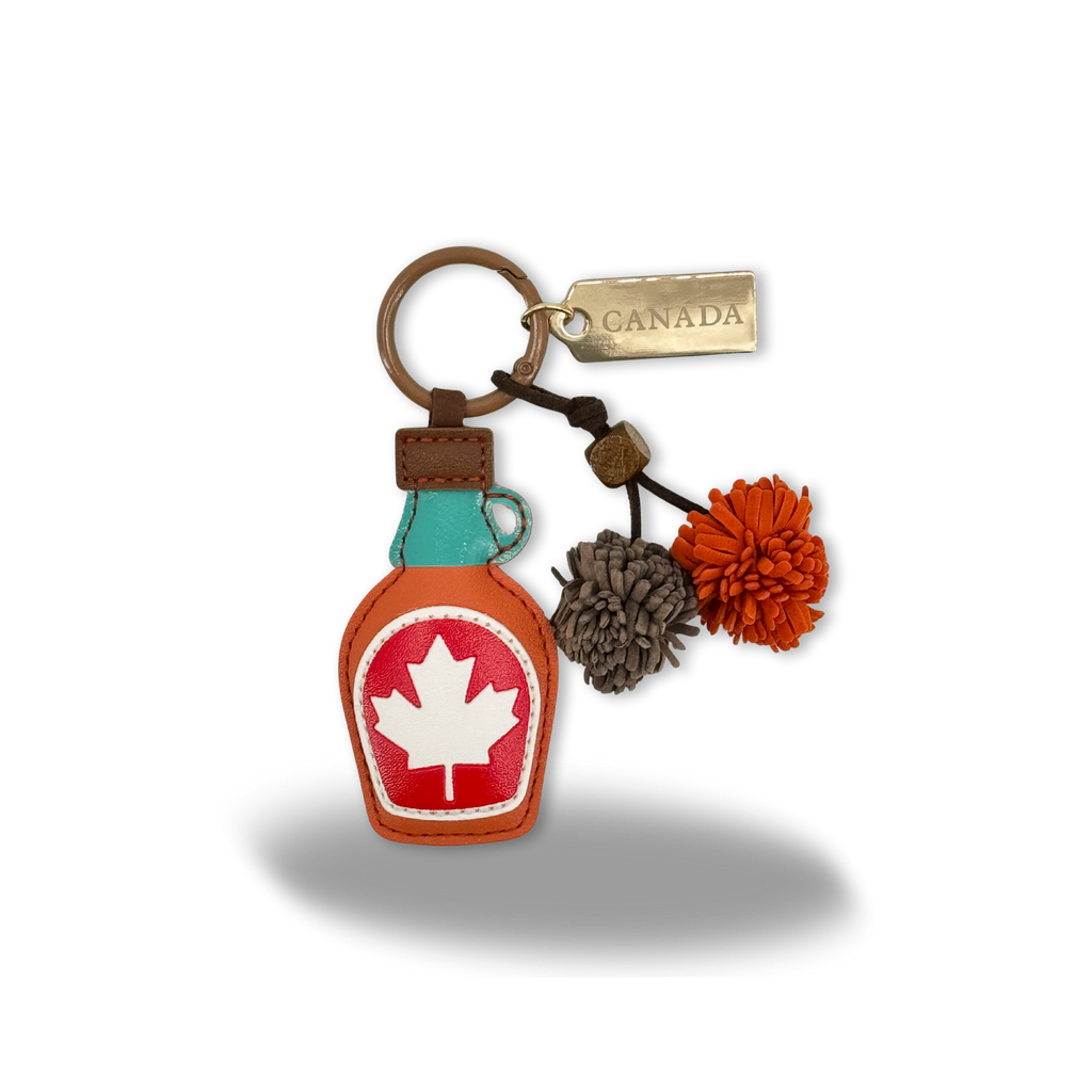 Canada Maple Syrup Bottle Bag Charm Keychain – Souvenir | Boutique LH Montréal