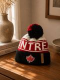 Montréal Pompom Beanie – Maple Leaf Winter Hat | Boutique LH Montréal