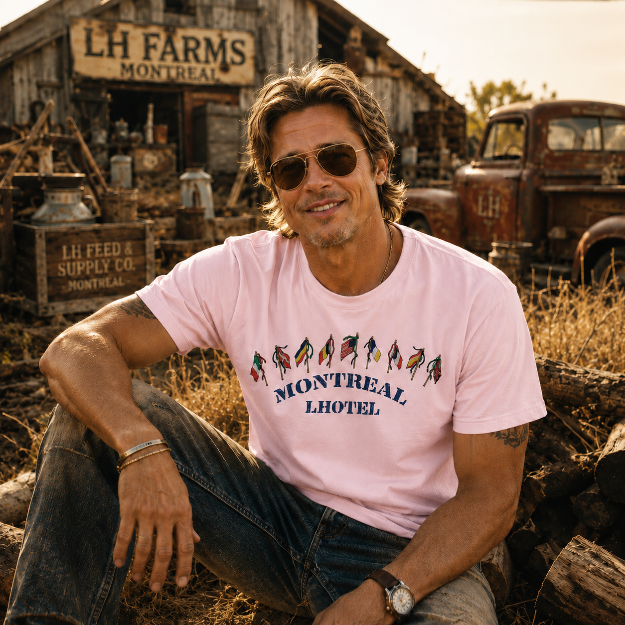 Drapeaux de t-shirts