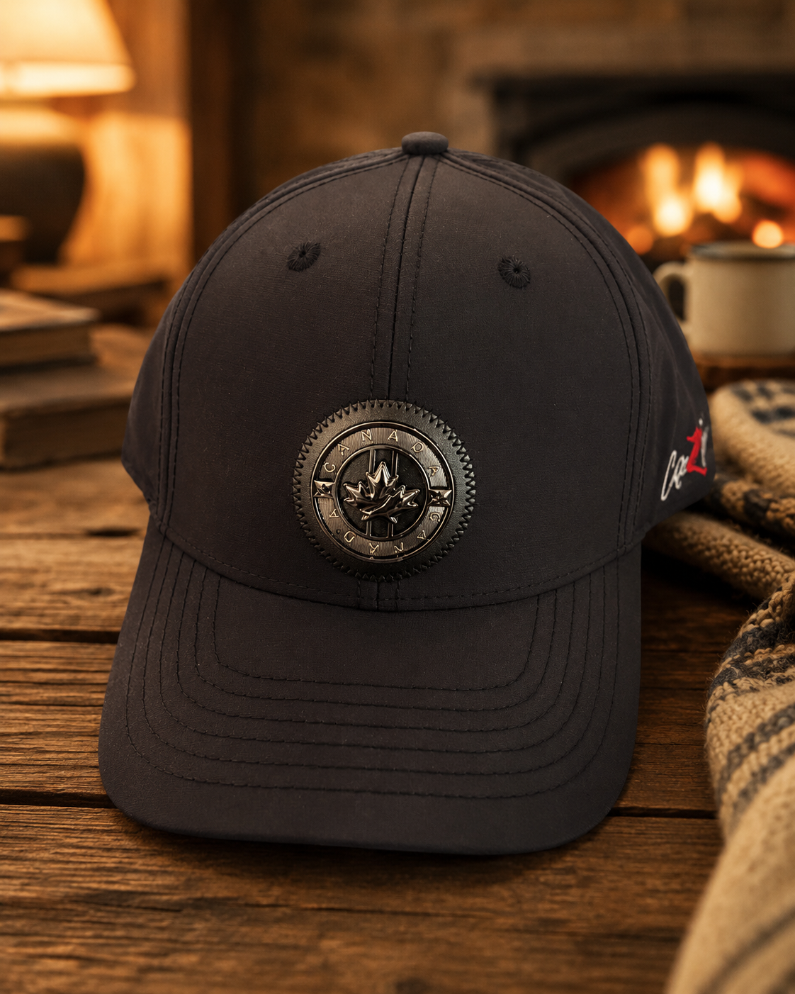 Canada Maple Emblem Cap – Black | Boutique LH Montréal