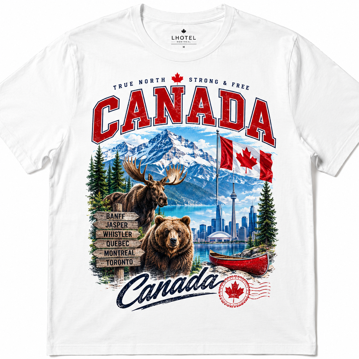 Casquette de Montréal avec feuille d'érable