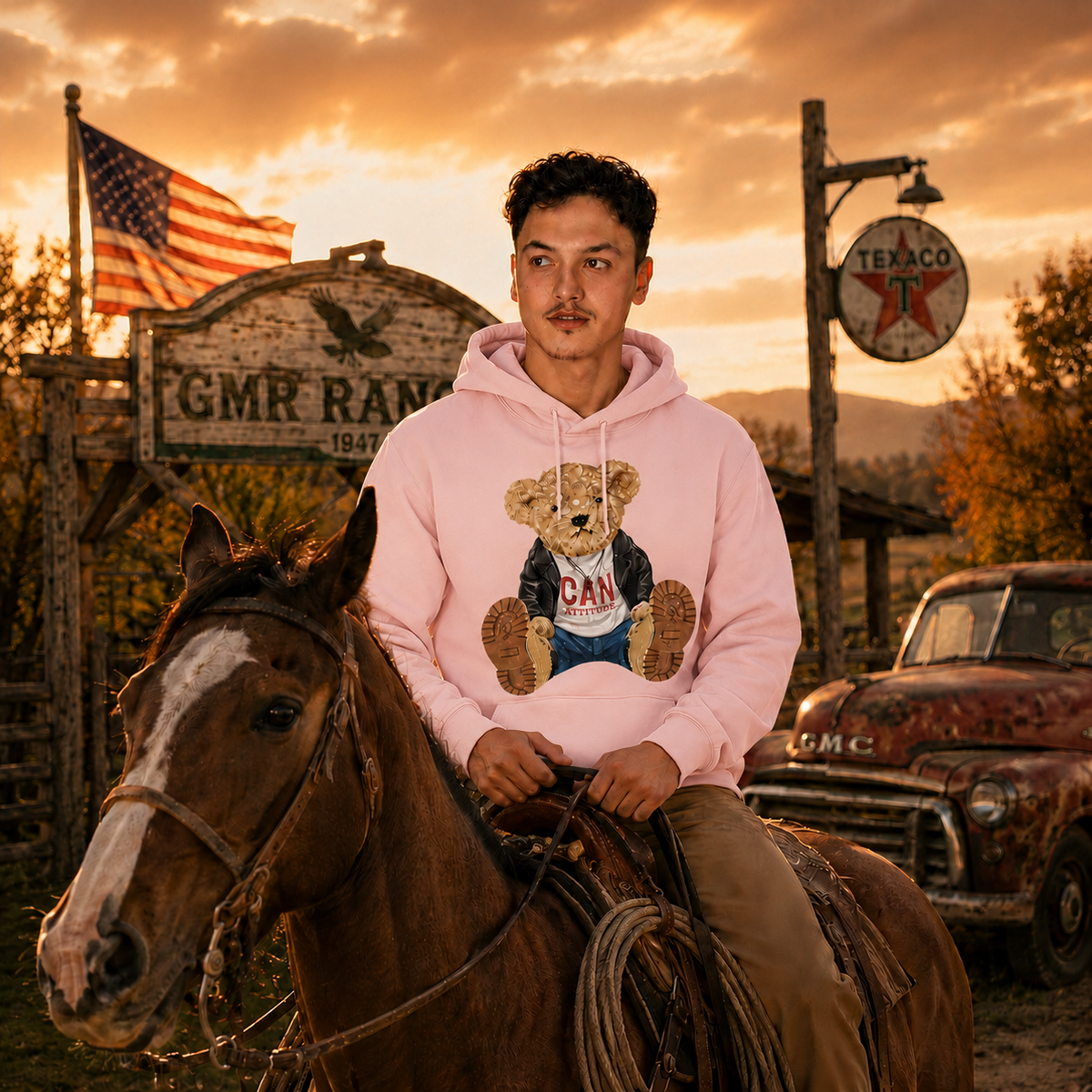 Eli Unisex Hoodie – CAN Attitude Teddy Bear | Boutique LH Montréal