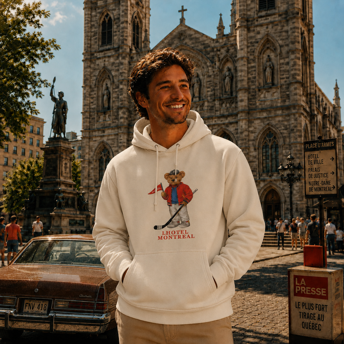 Anthony Unisex Hoodie | Boutique LH Montréal