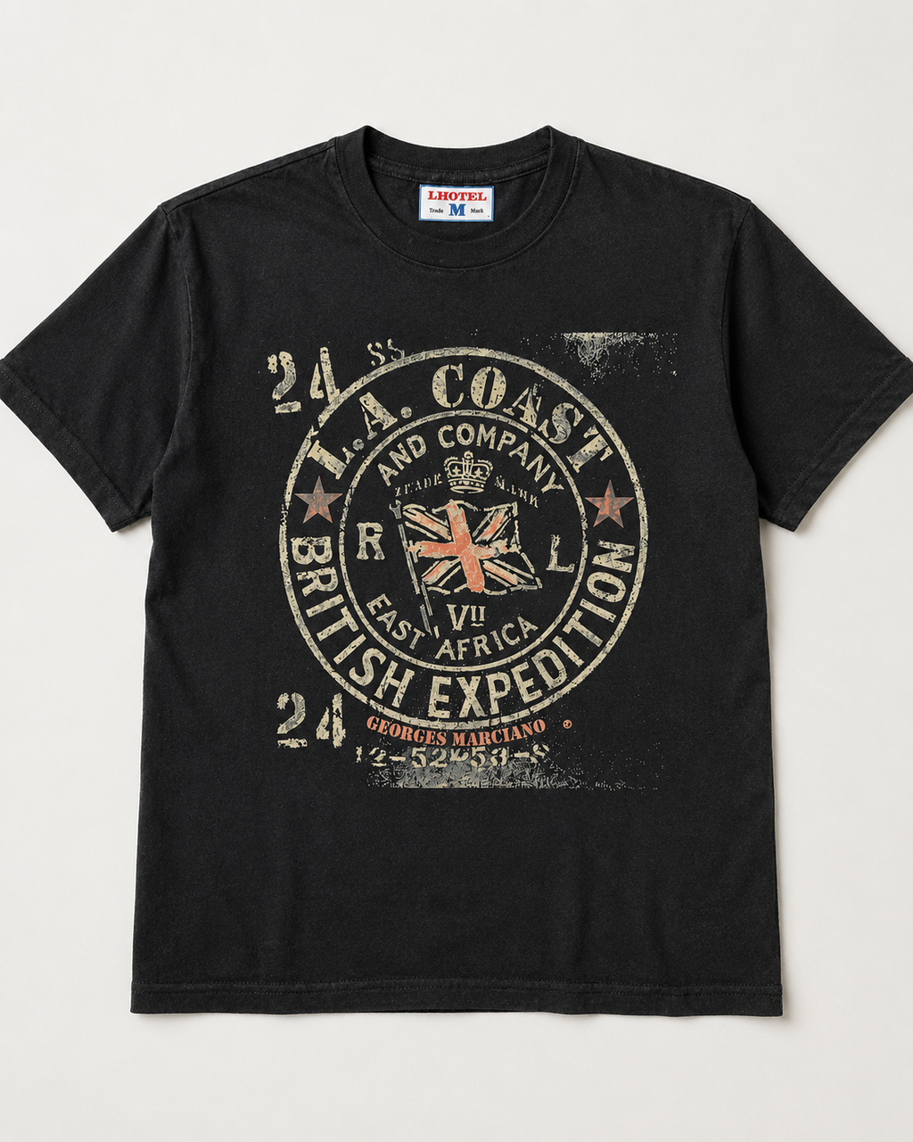 Georges Marciano Collection – British Expedition Graphic T-Shirt | Men Category | Boutique LH Montréal