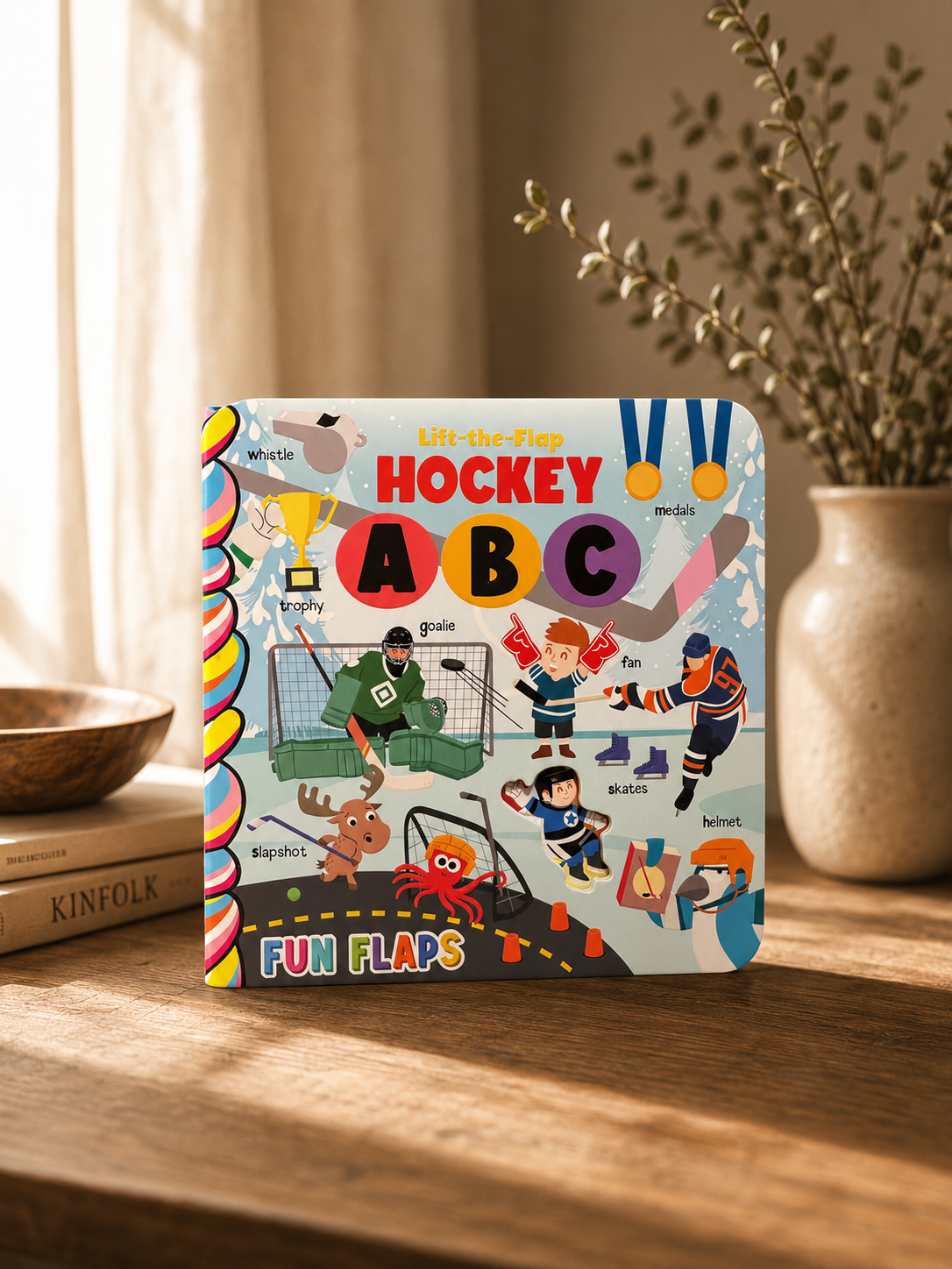 Lift-the-Flap Hockey ABC Board Book | Boutique LH Montréal
