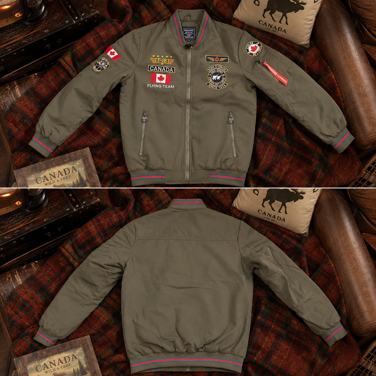 Canada Flying Team Bomber Jacket| Boutique LH