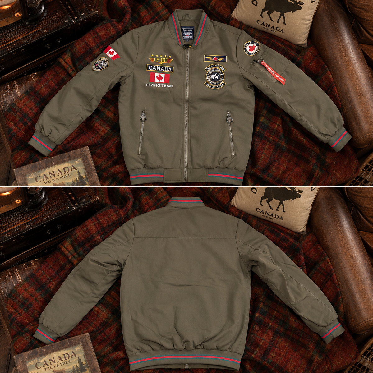 Canada Flying Team Bomber Jacket| Boutique LH