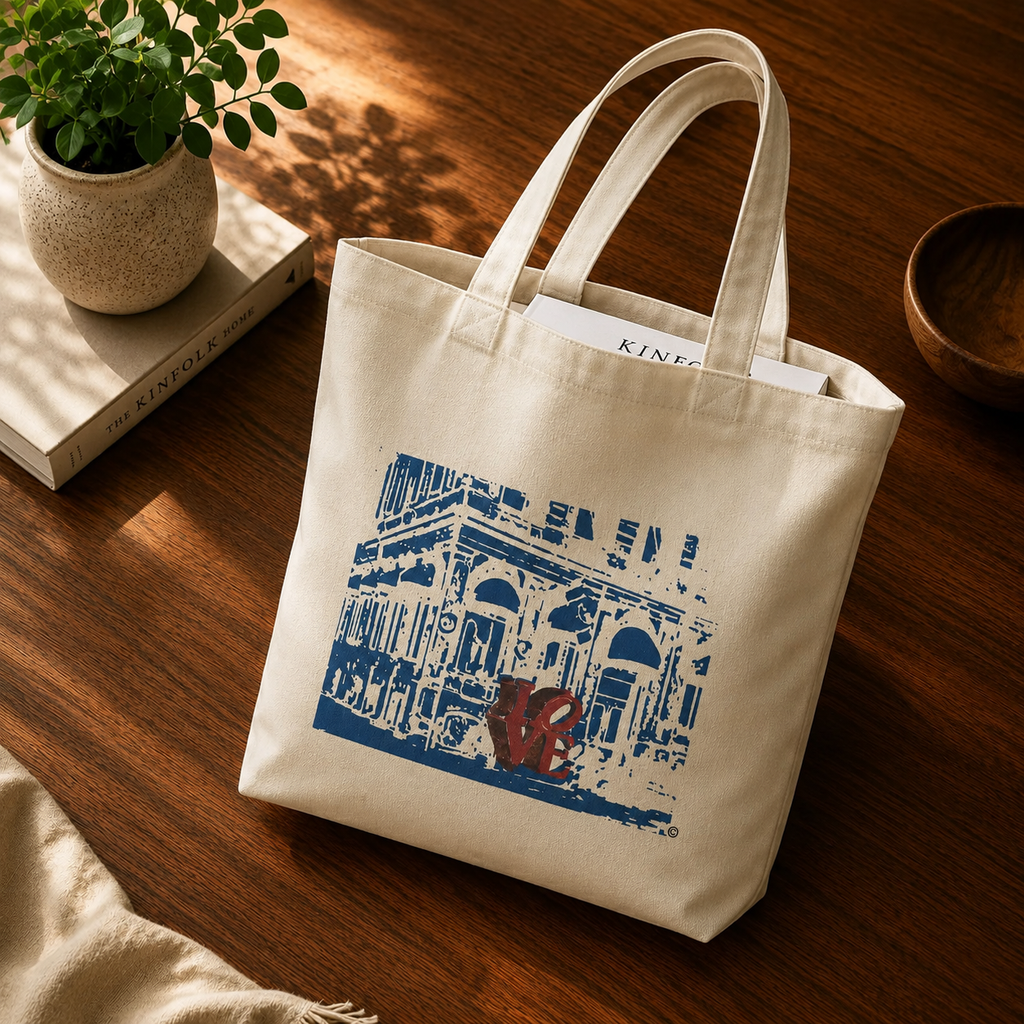 Chloe Tote Bag – Old Montréal Architecture Canvas | Boutique LH