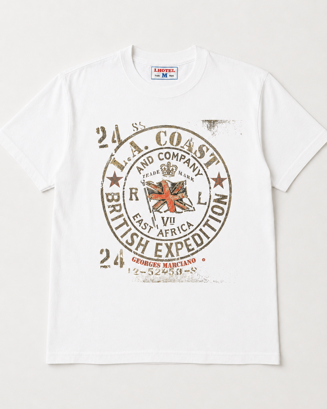 Georges Marciano Collection – British Expedition Graphic T-Shirt | Men Category | Boutique LH Montréal