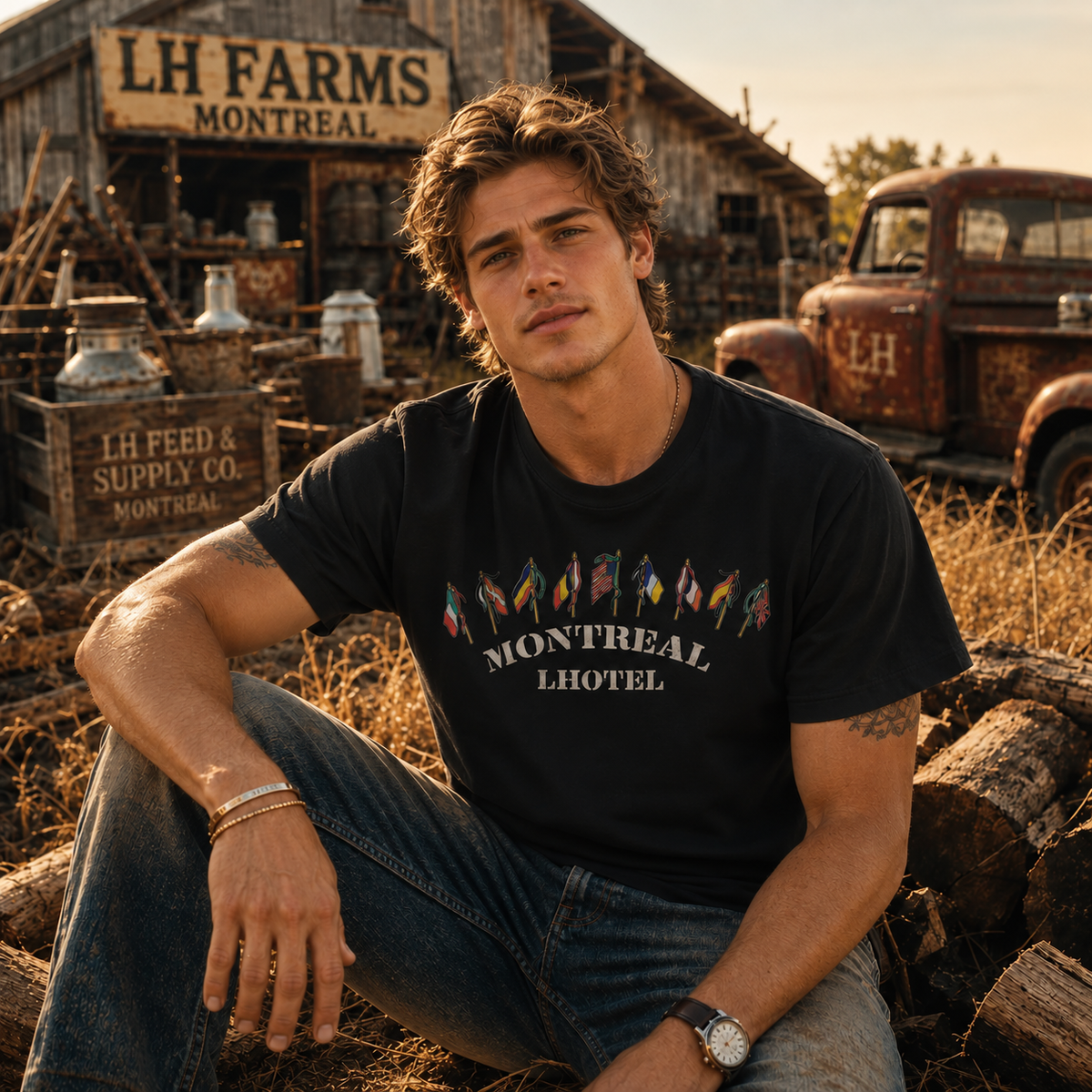 Drapeaux de t-shirts