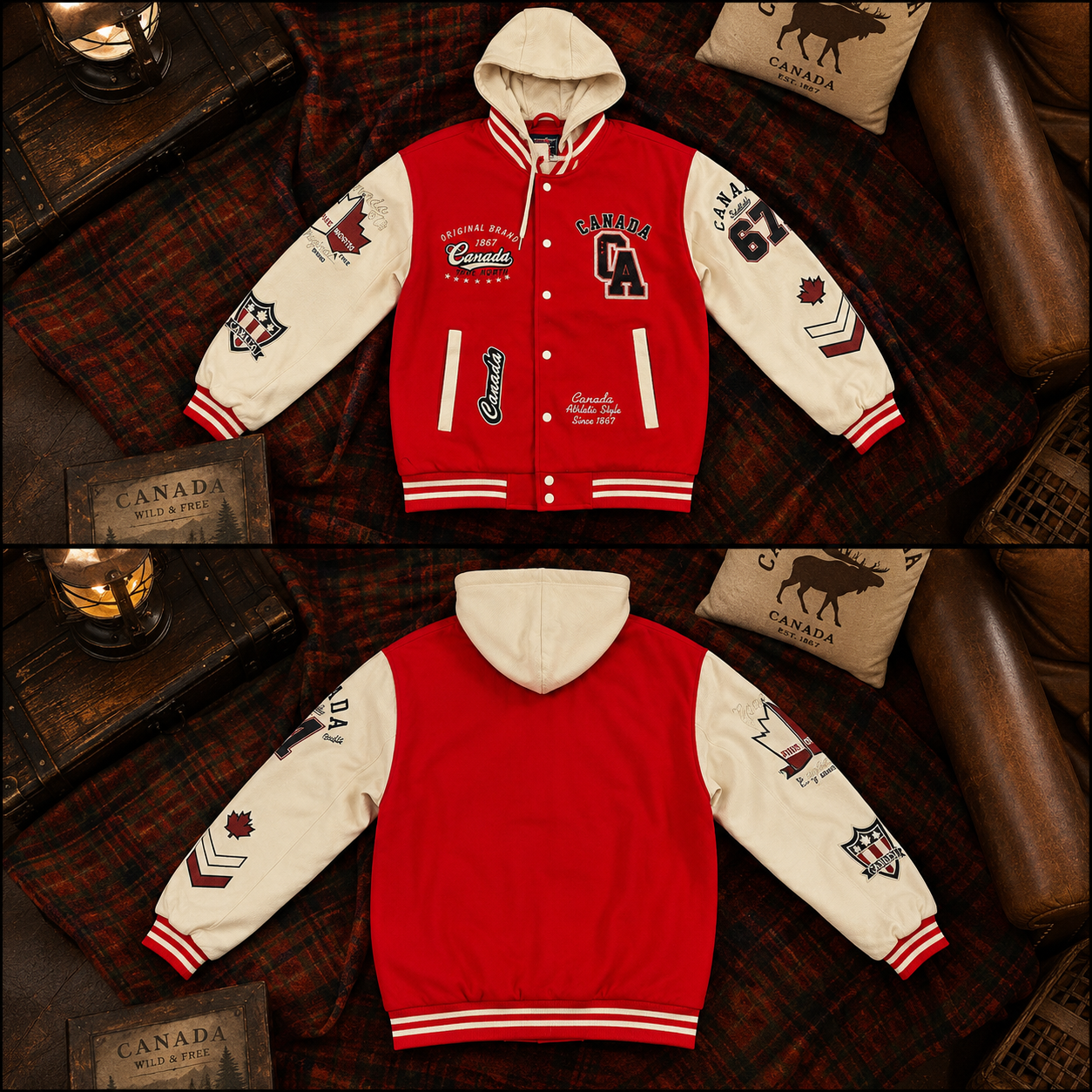Canada Heritage Varsity Jacket | Boutique LH