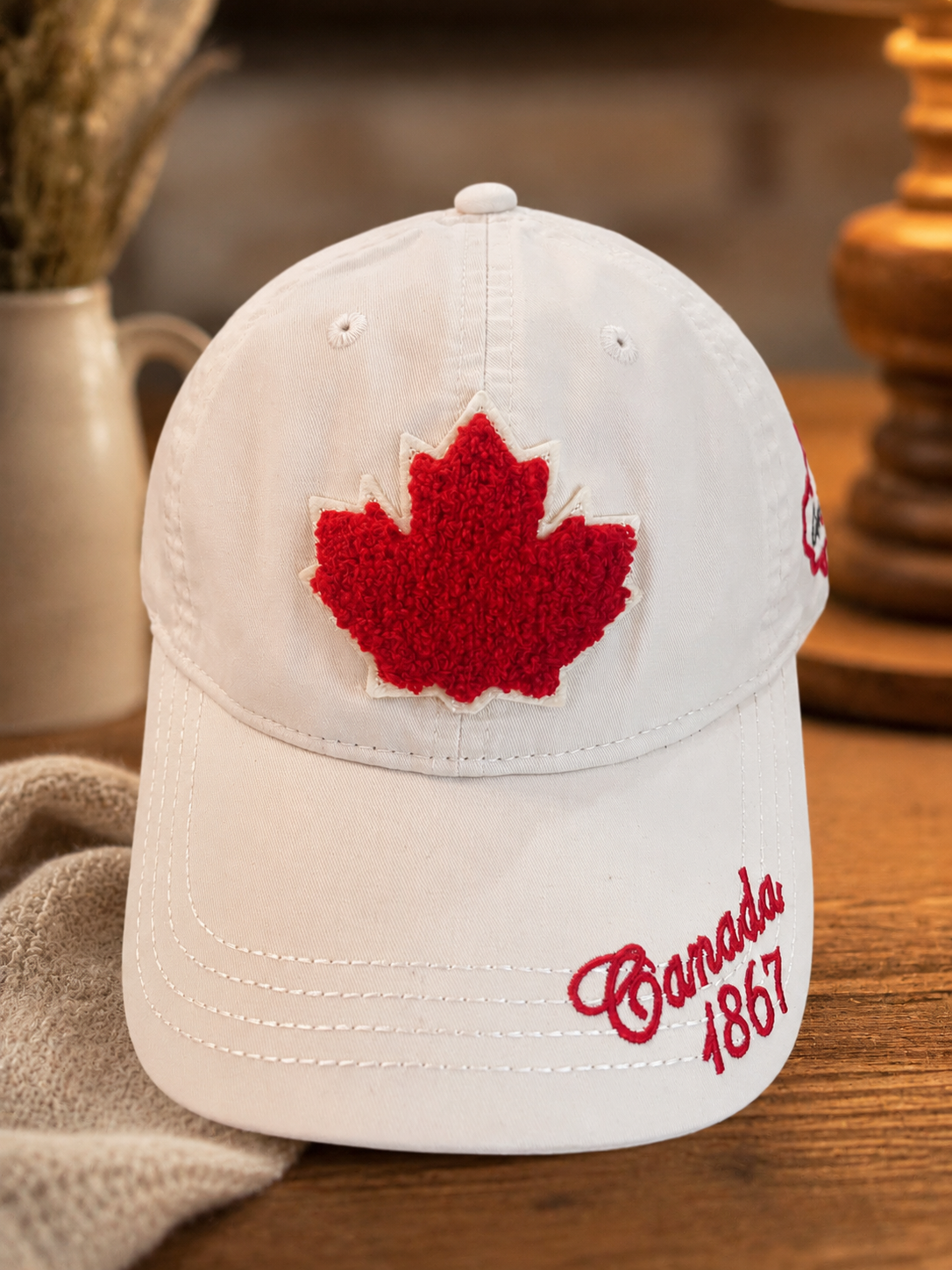 Canada 1867 Maple Leaf Cap – White | Boutique LH Montréal