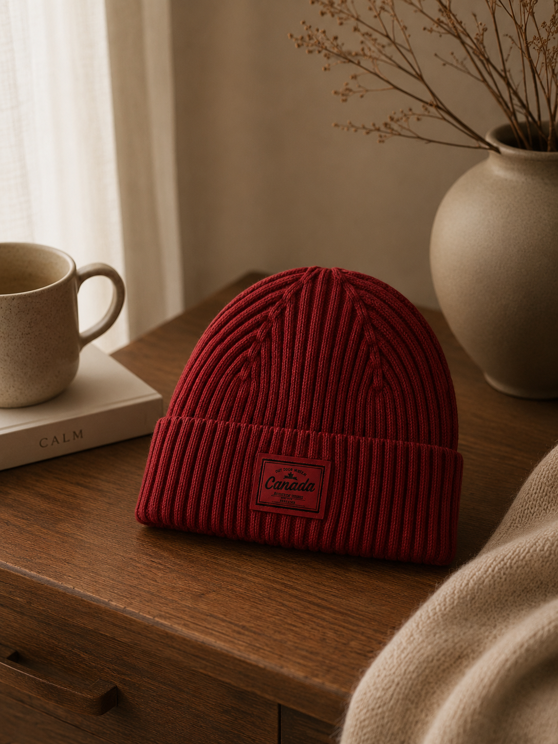 Canada Denim Washed Urban Beanie – Navy | Boutique LH Montréal