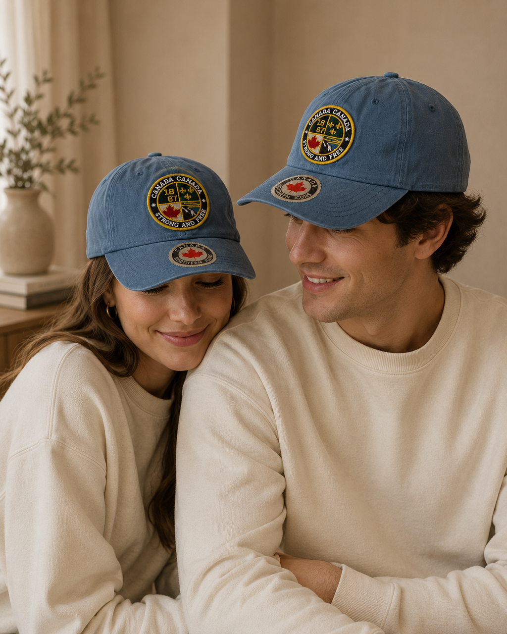 Canada 1867 Heritage Embroidered Baseball Cap | Slate Blue | Boutique LH Montréal