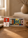 Québec License Plate Magnet | Colorful Québec Souvenir Collectible