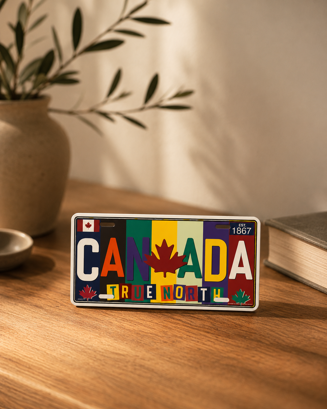 Canada True North Multicolored Magnet – Souvenir | Boutique LH Montréal