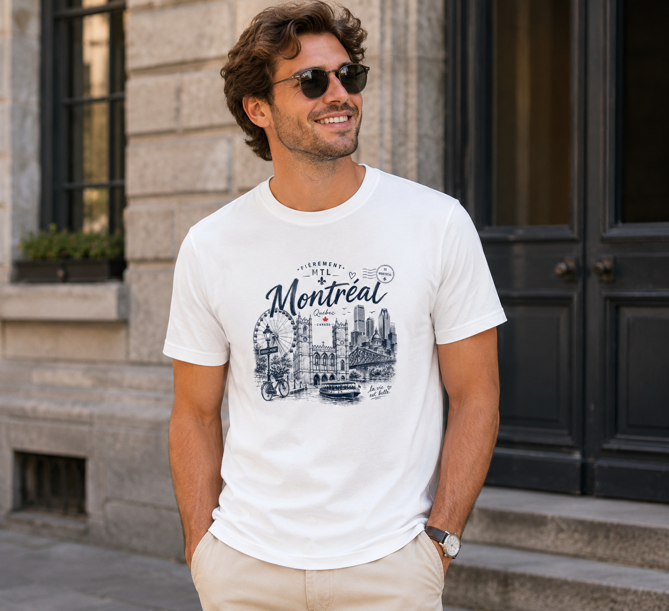 Casquette de Montréal avec feuille d'érable