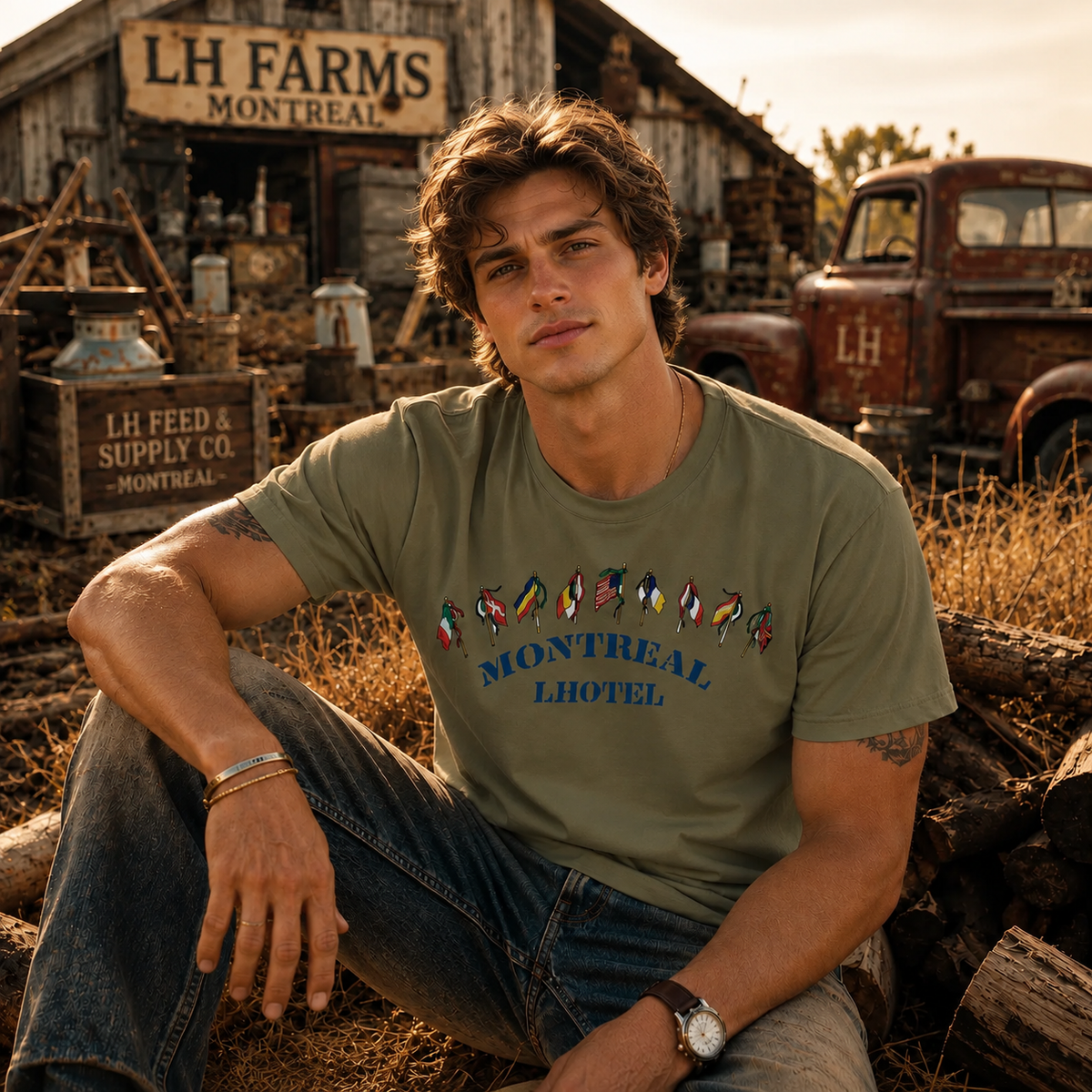 Drapeaux de t-shirts