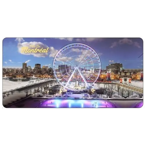 Montréal Ferris Wheel 2D Aluminum Magnet – Souvenir | Boutique LH Montréal