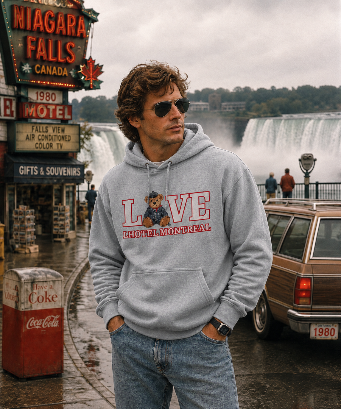 Love Teddy Bear Hoodie – Black | Boutique LH Montréal