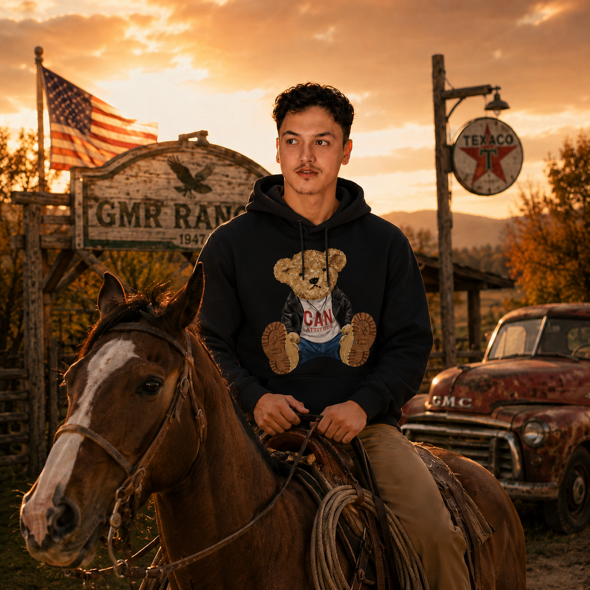 Eli Unisex Hoodie – CAN Attitude Teddy Bear | Boutique LH Montréal