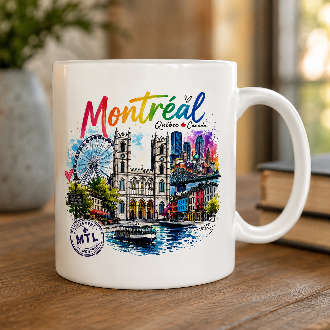 Casquette de Montréal avec feuille d'érable