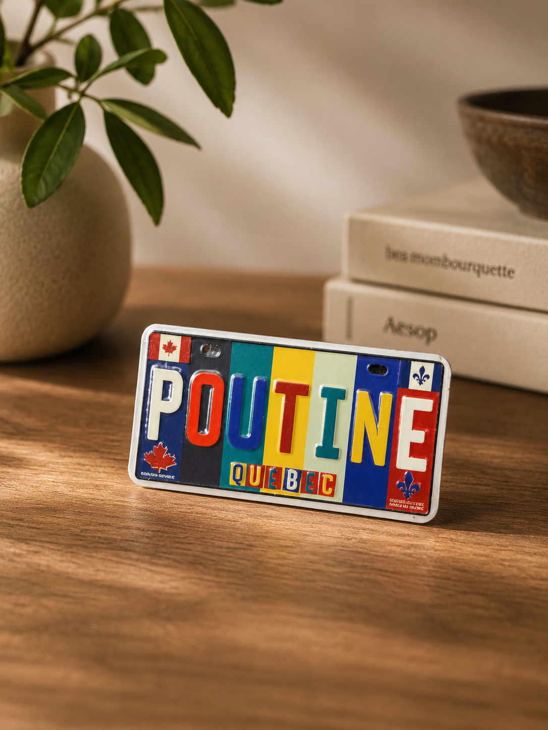 Poutine Québec License Plate Magnet | Boutique LH Montréal (Copy)