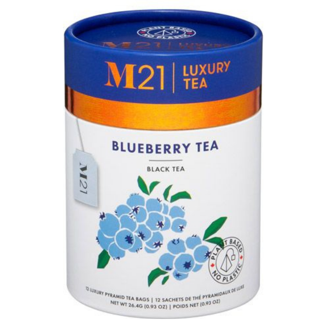Blueberry Luxury Black Tea Bags | Canadian : Small