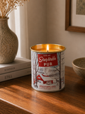 Chandelle au sirop d'érable – Boîte métallique emblématique de 225 ml (Mèche en coton)