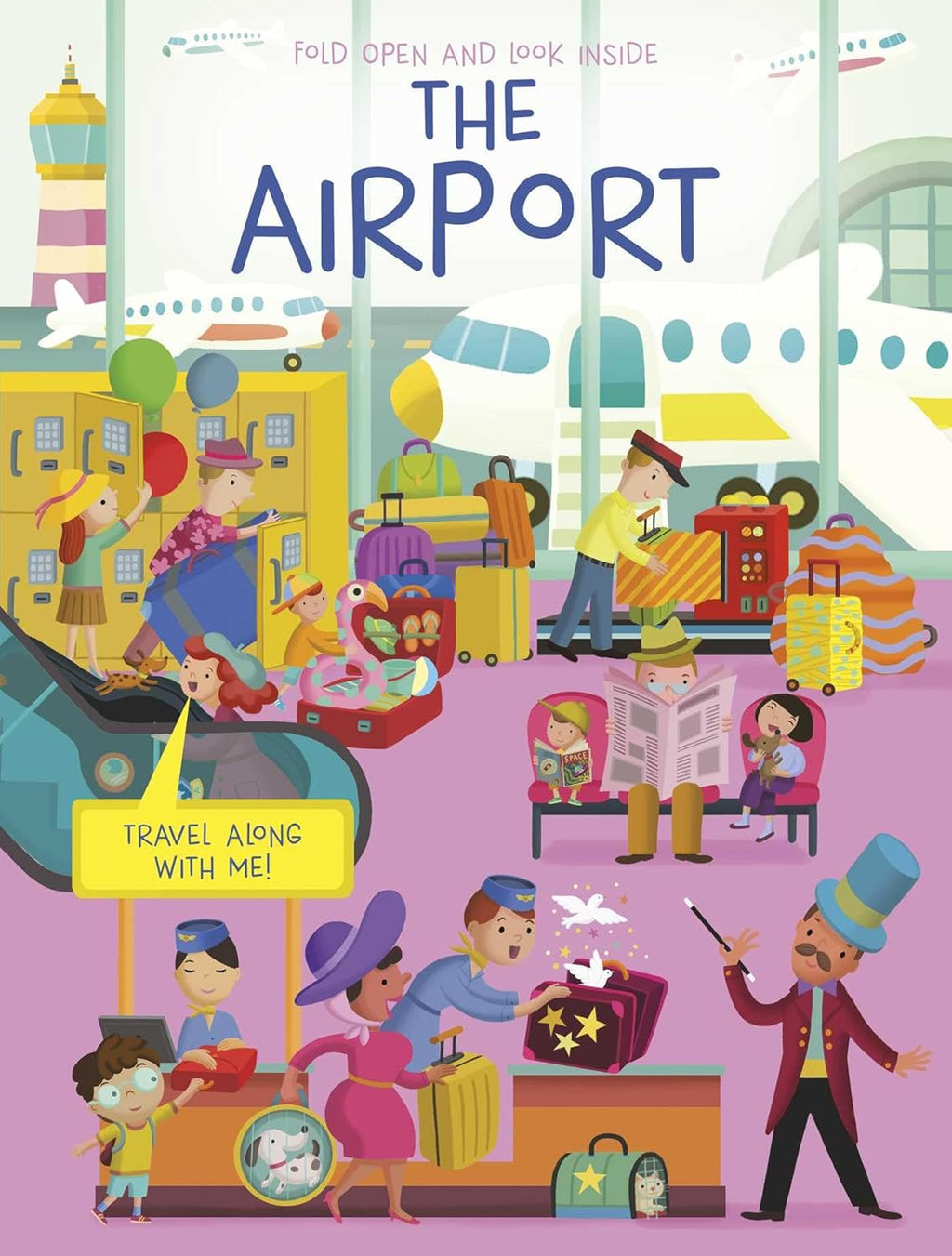 Fold Open and Look Inside The Airport – Children's Book | Boutique LH Montréal