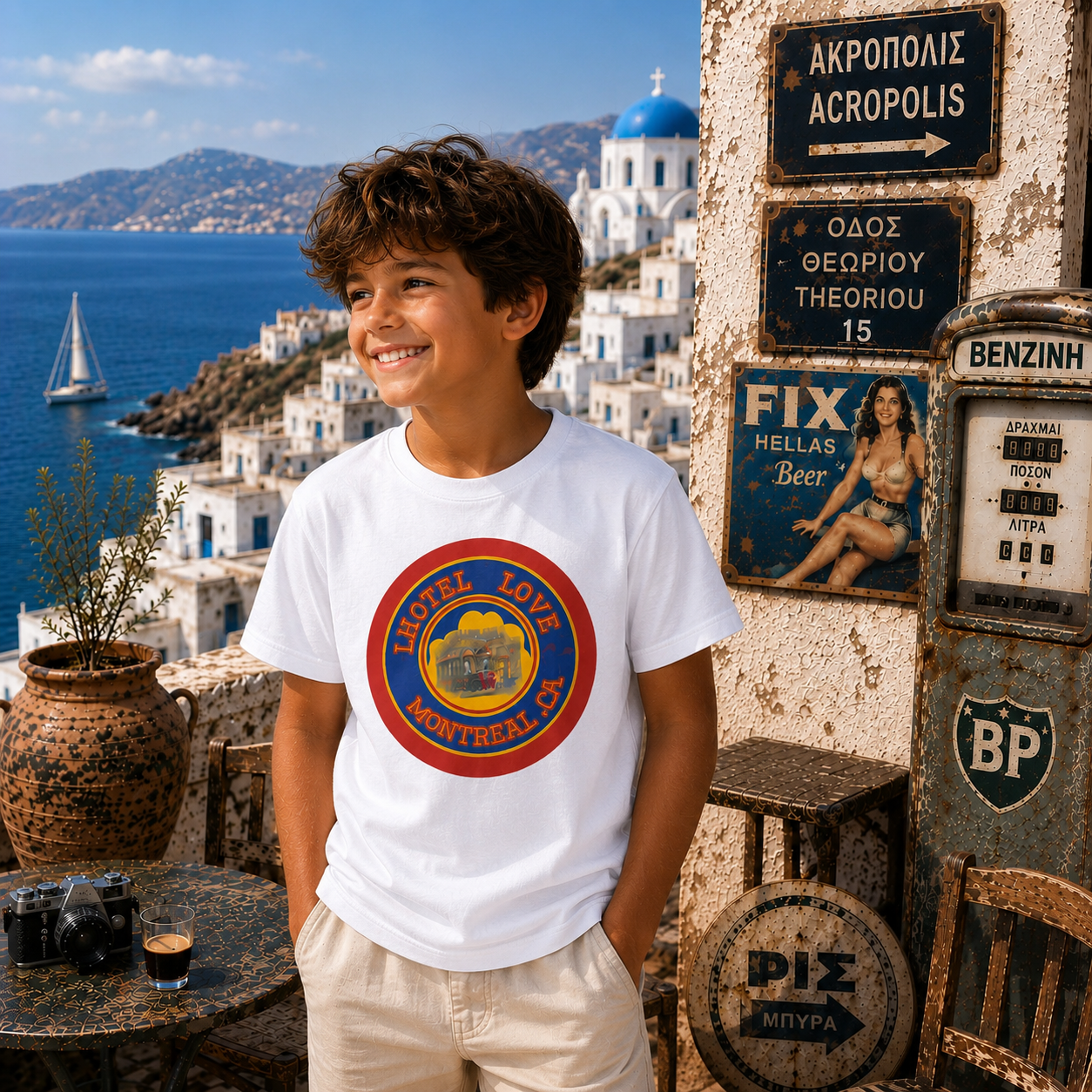 LHOTEL LOVE Montréal Kids T-Shirt – Heritage Crest Edition | Boutique LH Montréal