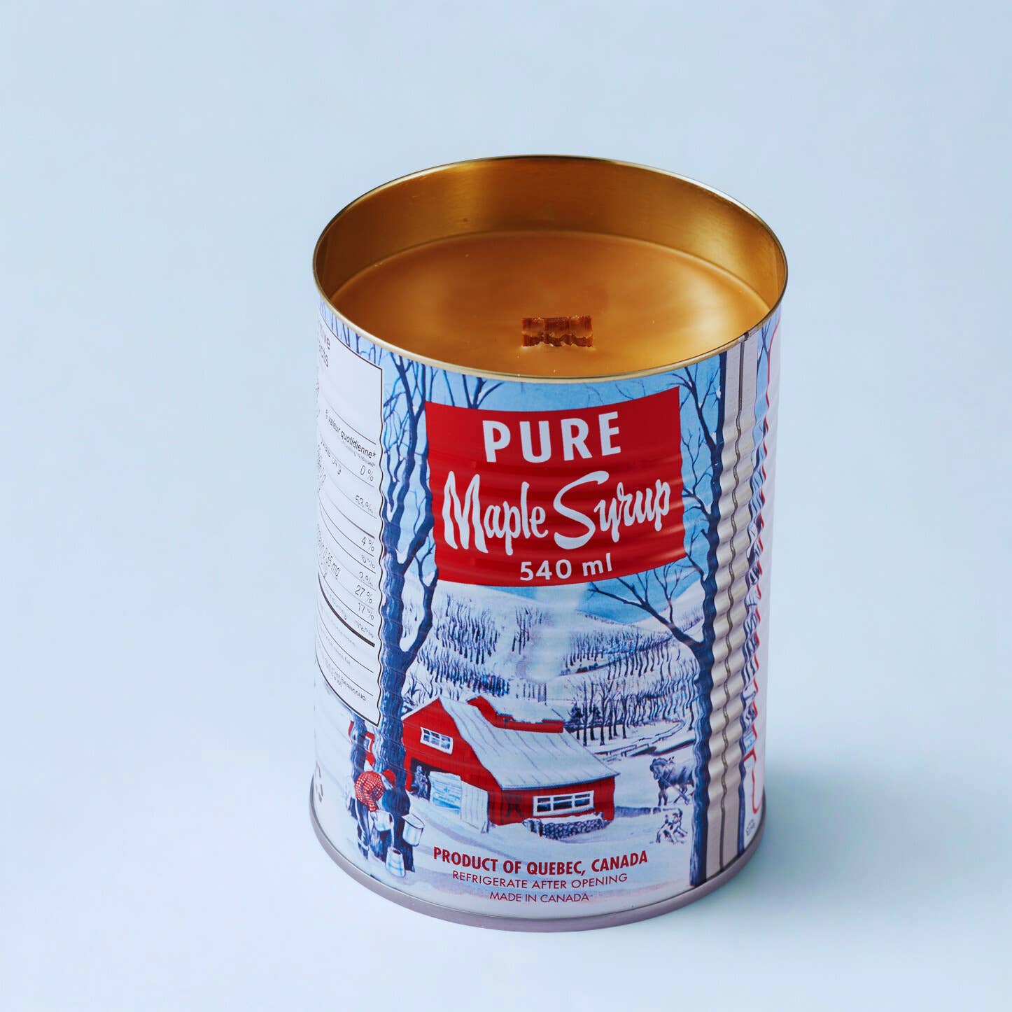 16 oz Maple Syrup Wood Wick Candle – Canadian Inspired Scented Candle | Cozy Cabin Home Fragrance