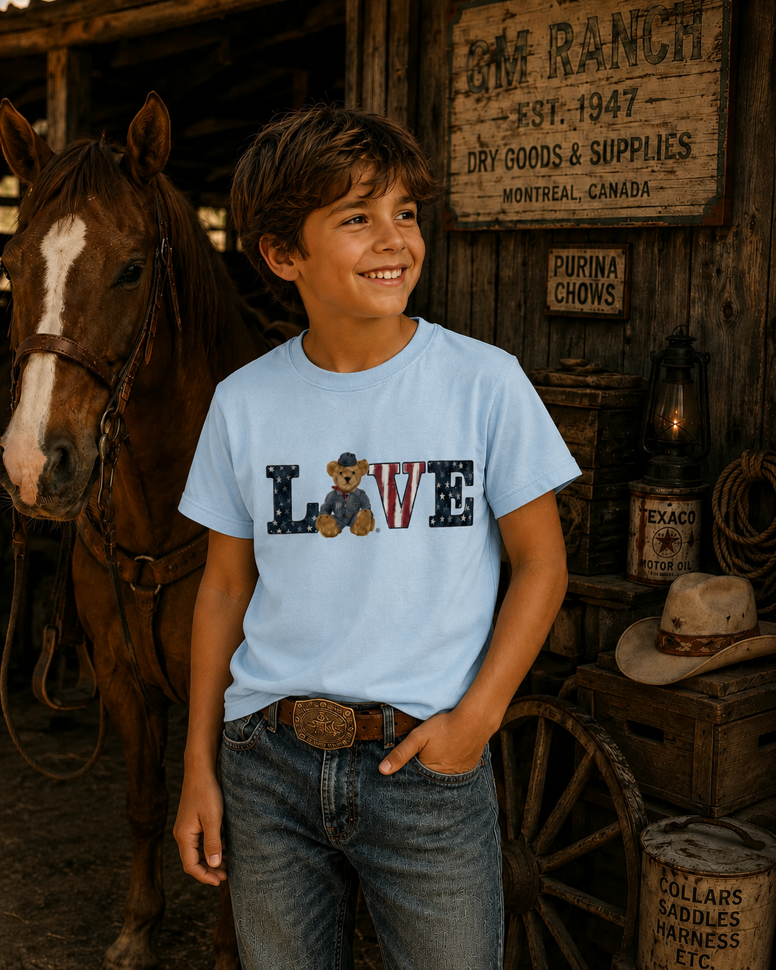 T-shirt amour pour enfant