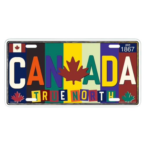Canada True North Multicolored Magnet – Souvenir | Boutique LH Montréal