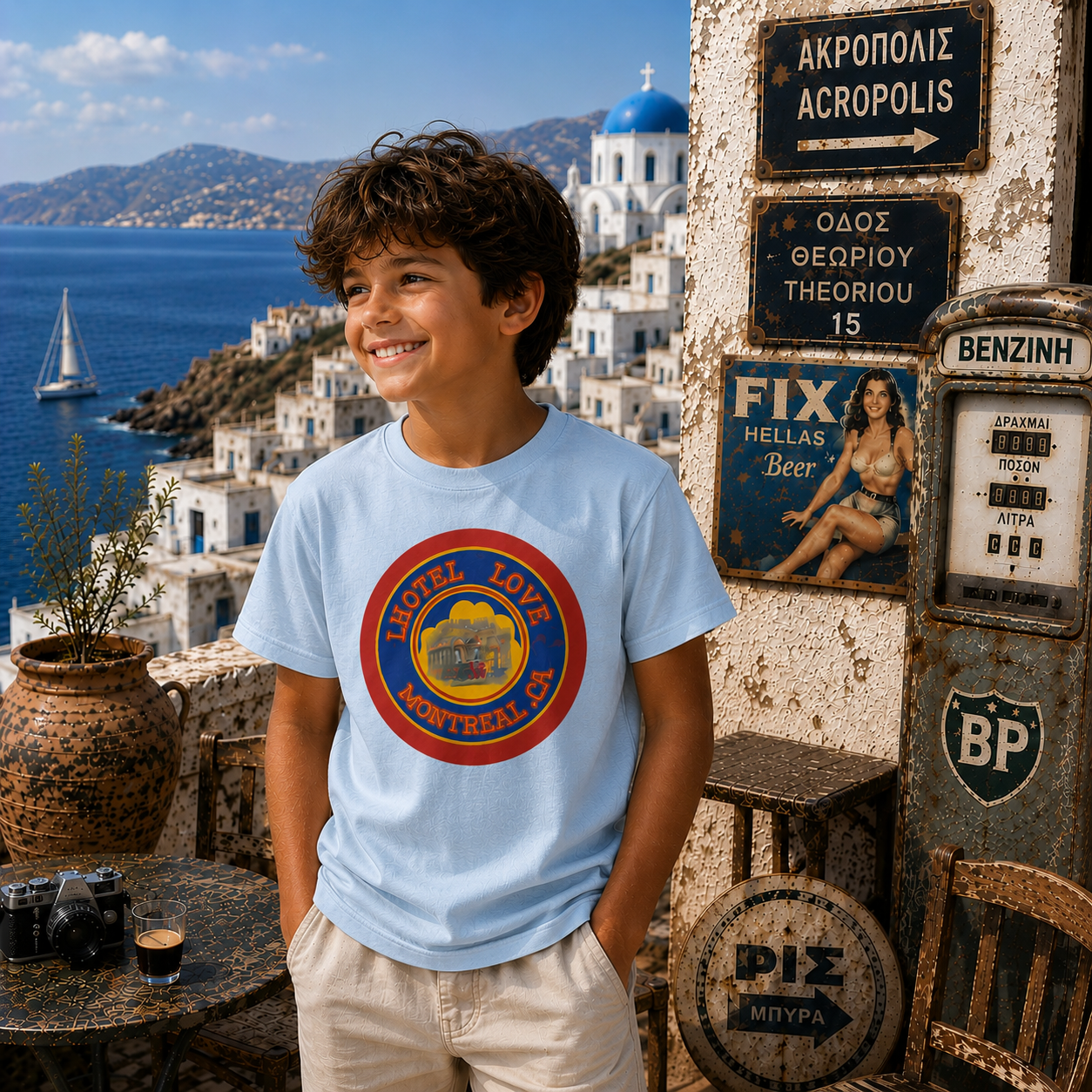 LHOTEL LOVE Montréal Kids T-Shirt – Heritage Crest Edition | Boutique LH Montréal
