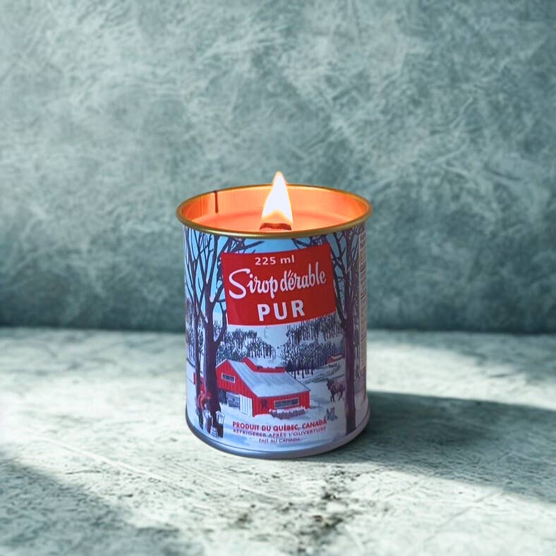 6 oz Maple Syrup Candle – Canadian Inspired Scented Candle | Cozy Home Fragrance