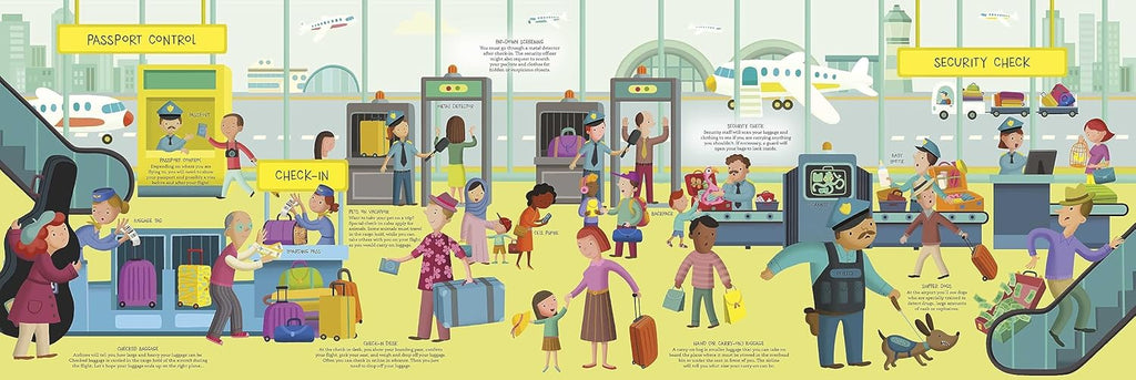 Fold Open and Look Inside The Airport – Children's Book | Boutique LH Montréal