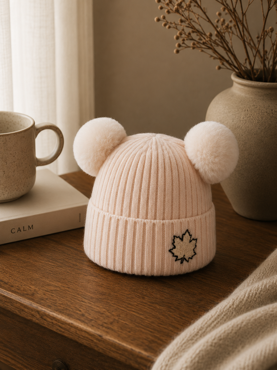 Mouse Ears Maple Leaf Beanie – Adult | Boutique LH Montréal